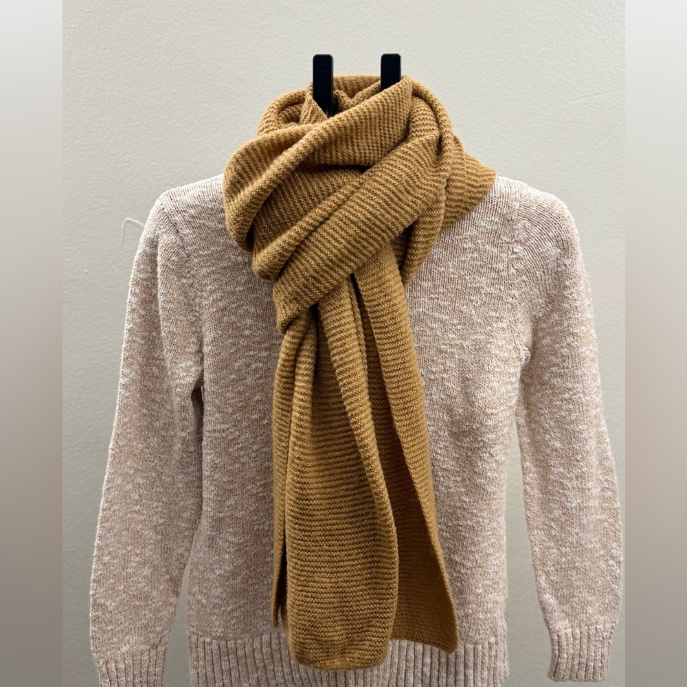 Steve Madden Mustard Knit Scarf